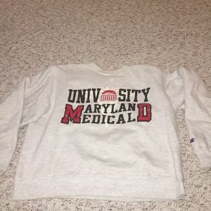 champion college crewneck in good condition!!